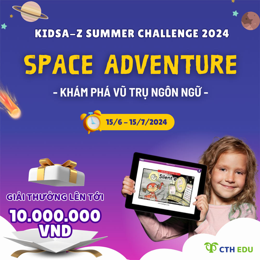 Kids A-Z Summer Challenge 2024 - Space Adventure